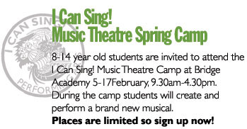 I Can Sing! Music Theatre Spring Camp