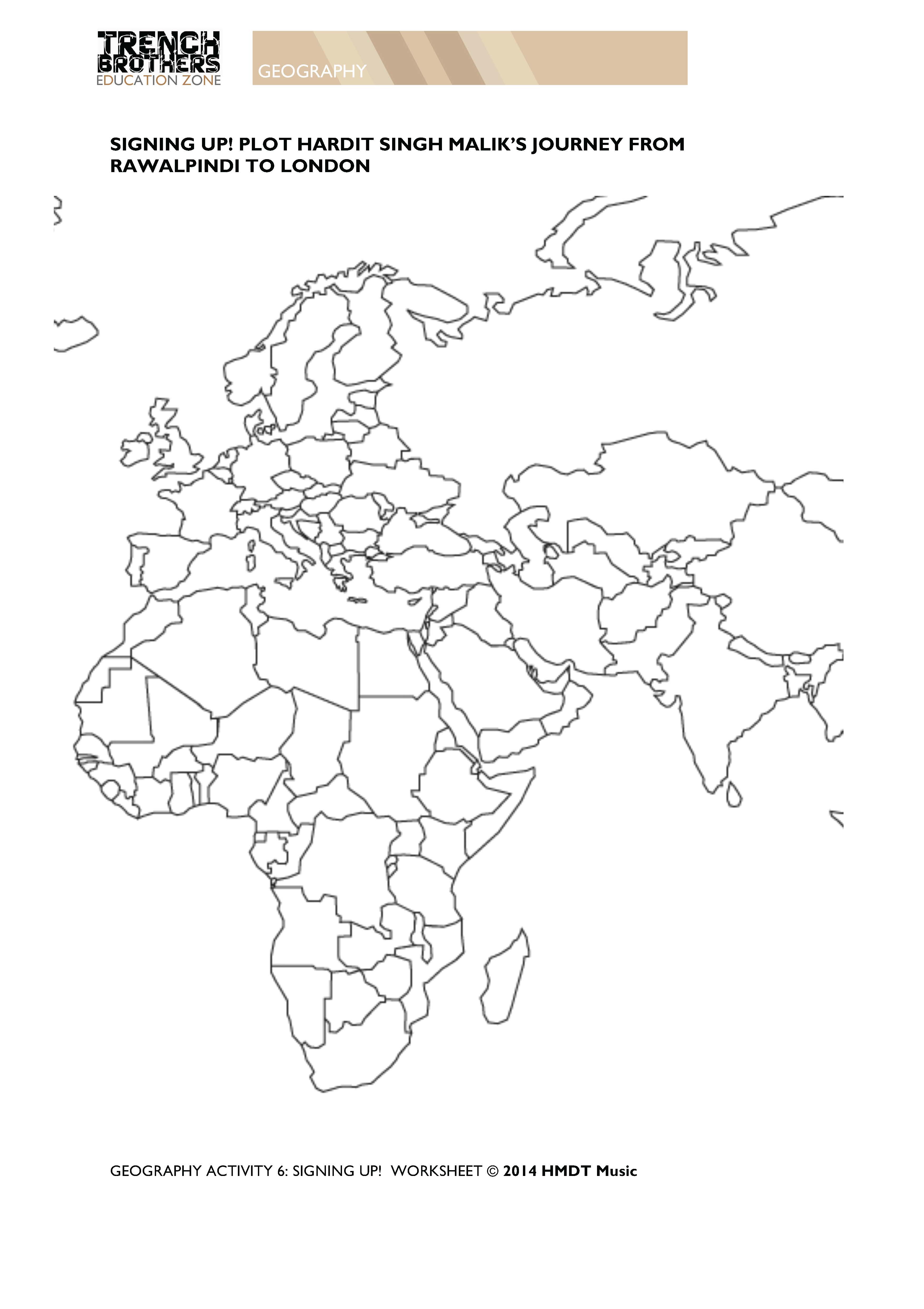 Geography Worksheet NEW 549 WORKSHEET IN GEOGRAPHY